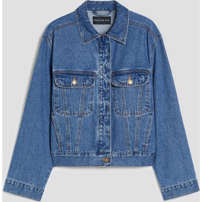 denim jacket vrouw blauw