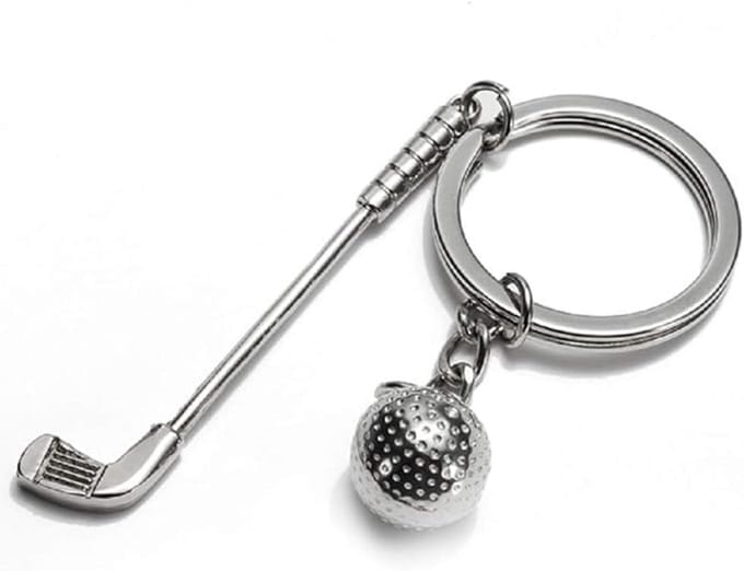 Grappige Golf Sleutelhanger Cadeau voor Heren Dames en Golfers