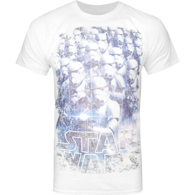Star Wars Officieel Storm Troopers T-shirt, heren (Wit)