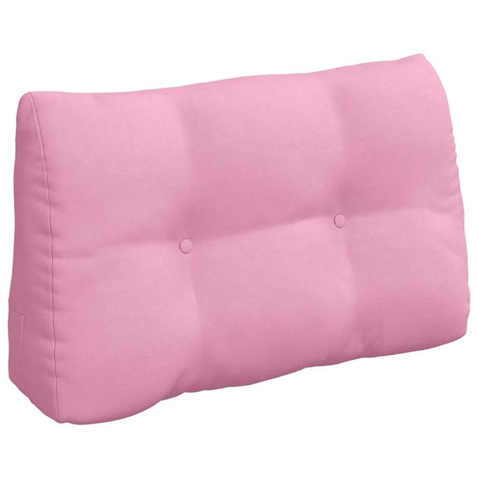 vidaXL - Rugkussen - Roze - 80 - x - 24 - x - 50 - cm - Stof