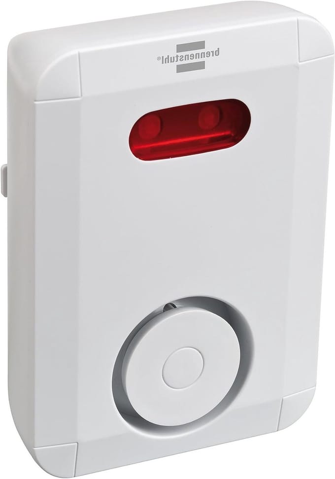 Draadloze Sirene - Alarm Melder - Huis Beveiligen - Akoestisch Optisch - 100 dB - Wit