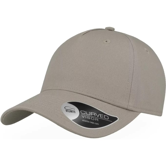 Atlantis Headwear Shot Cap AT528 - Light Grey - One size