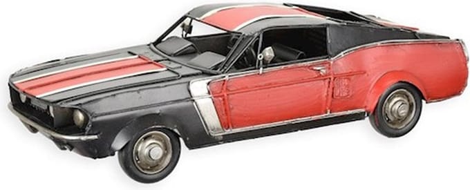 MadDeco - blikken - auto - ford mustang stijl - 32 x 12 x 9.5