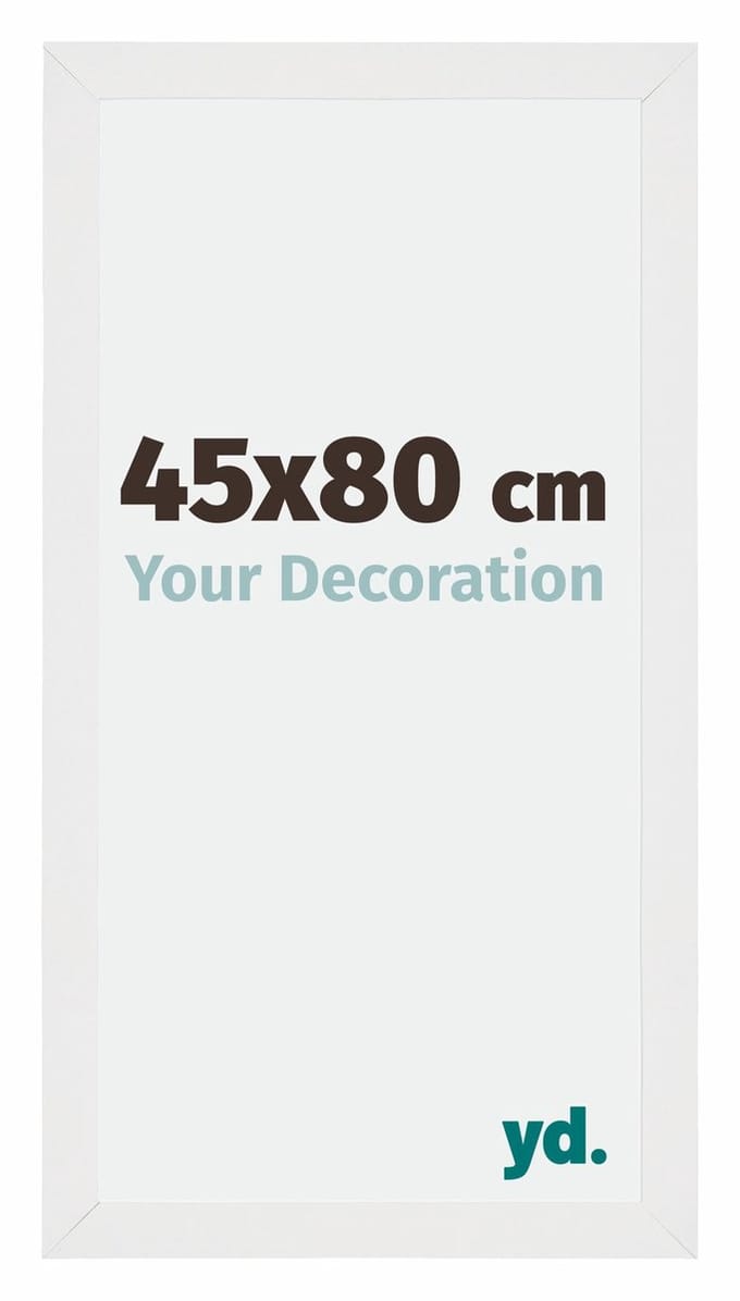 Your Decoration - Fotolijst 45x80 cm - MDF - Wit Hoogglans - Mura
