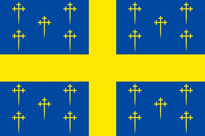 Vlag Bertogne 100x150cm