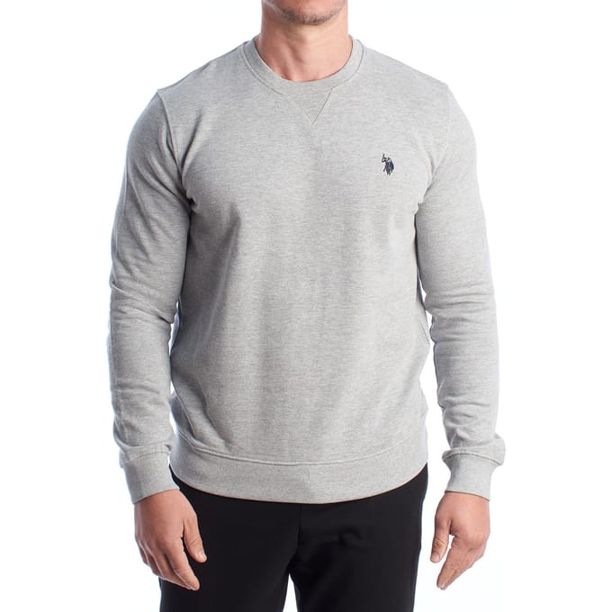 Herren-Sweatshirt mit Rundhalsausschnitt 64712