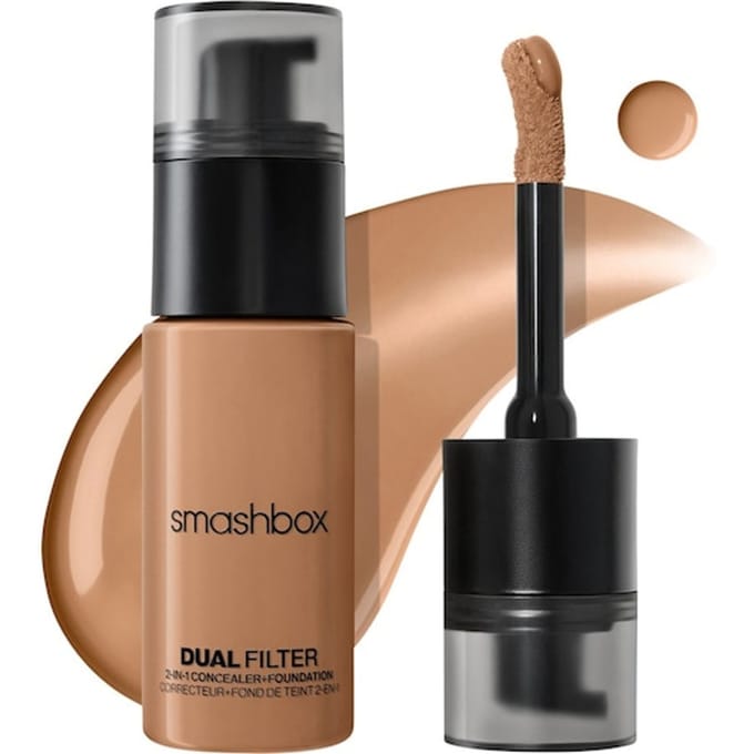 smashbox Stichting Dual Filter 2-in-1 concealer + foundation Foundation Dames 23.6 ml