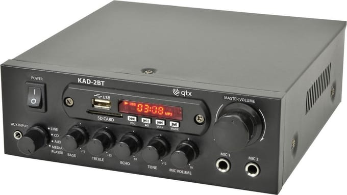QTX KAD-2BT digitale versterker met bluetooth
