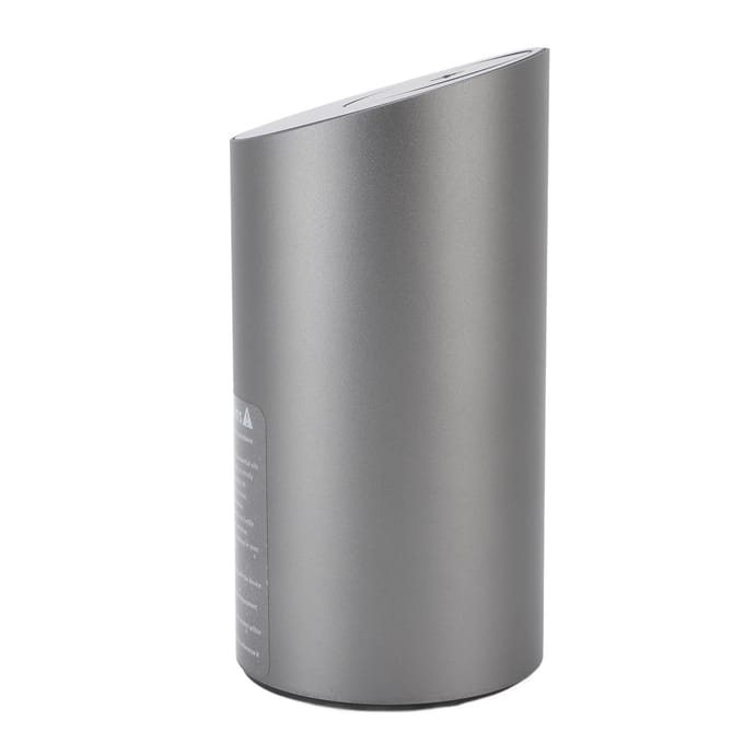 Auto Aromatherapie Diffuser met Timer Laag Geluidsniveau Anti Lekkage Aluminiumlegering Draagbaar Watervrij Auto gray