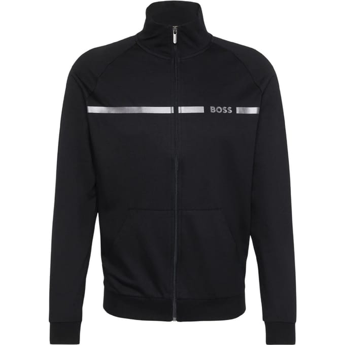 Boss Authentiek trainingsjack voor heren (Zwart)