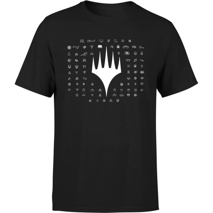 Magic The Gathering 25th Anniversary T-shirt - Black - S - Zwart