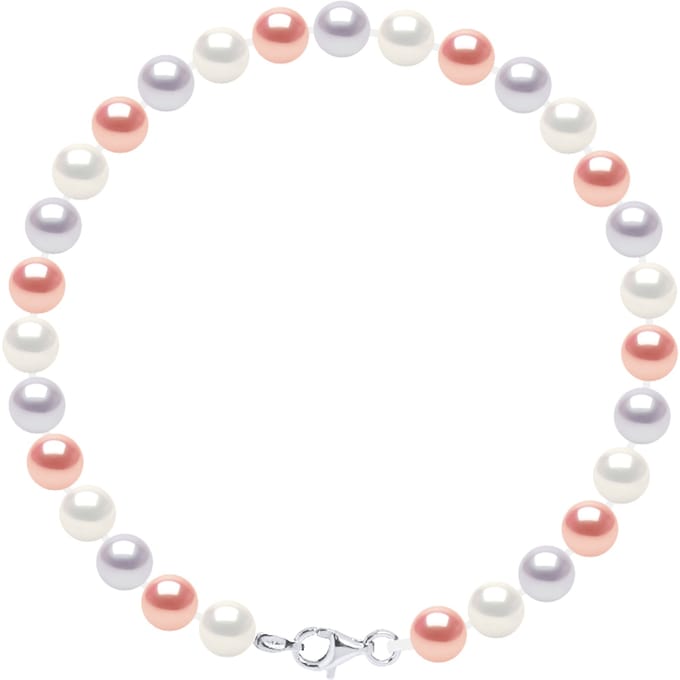 Armband van Echte Gecultiveerde Zoetwaterparels Rond 6-7 mm
