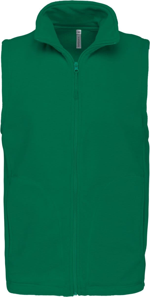 Kariban Bodywarmer van microfleece heren K913 - Kelly Green - 5XL
