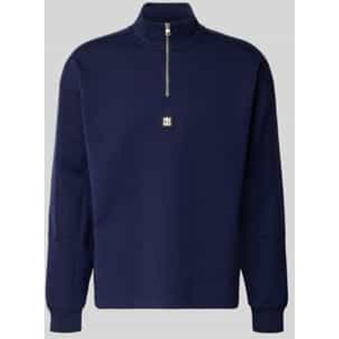 Regular fit sweatshirt van katoenmix, model 'DANOVOTOP'