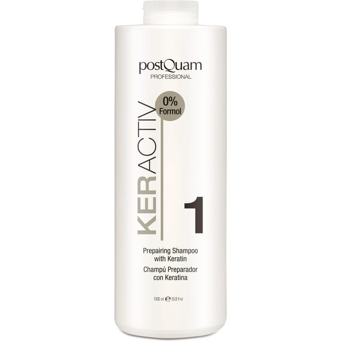 HERSTELLENDE SHAMPOO MET KERATINE 1000 ML.