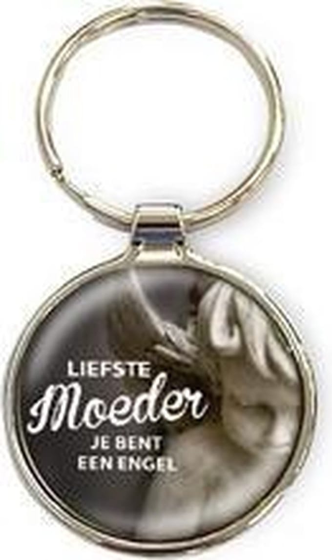 Miko - Sleutelhanger - Liefste moeder - Rond