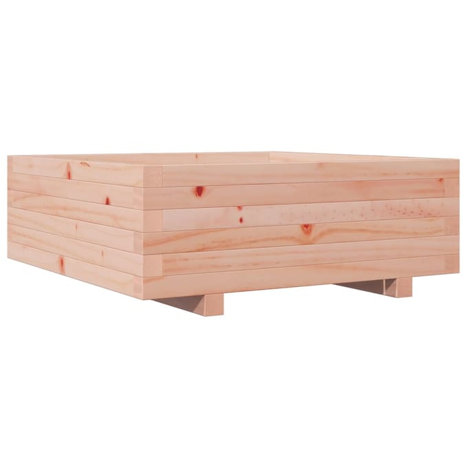 vidaXL - Plantenbak - 70x70x26,5 - cm - massief - douglashout