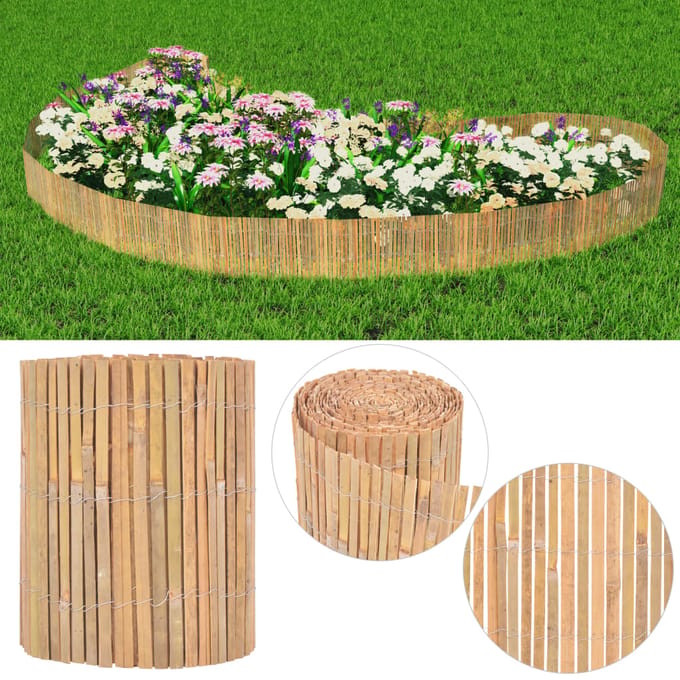 vidaXL - Scherm - 1000x30 - cm - bamboe