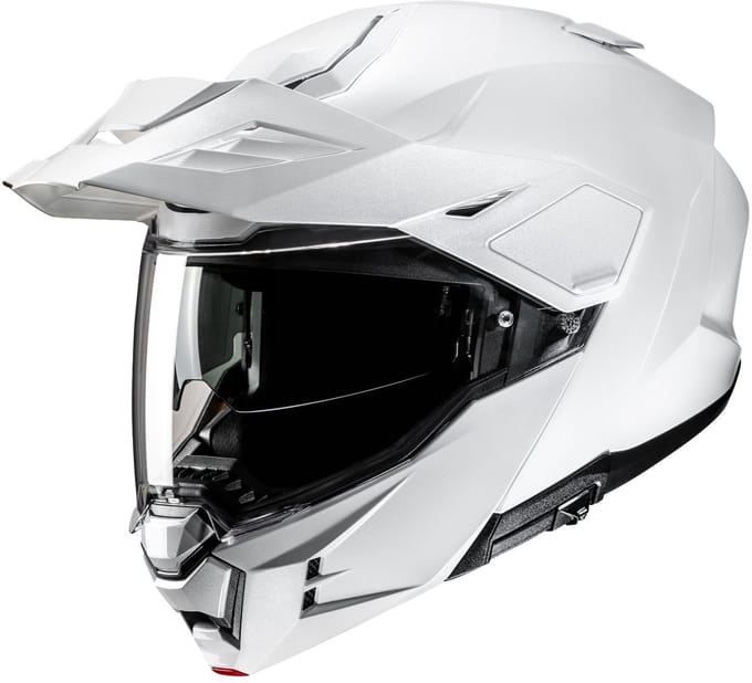 HJC i80 Solid Wit Adventure Motorhelm - Helm