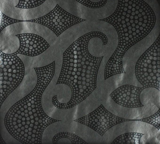 Dutch Wallcoverings Vlies Design Oriëntaal - Zwart