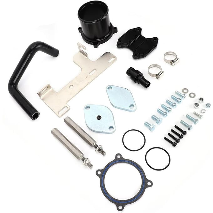 EGR Koeler & Gasklep Verwijderingskit Past voor Dodge Ram 6.7L voor Cummins Diesel 10 14