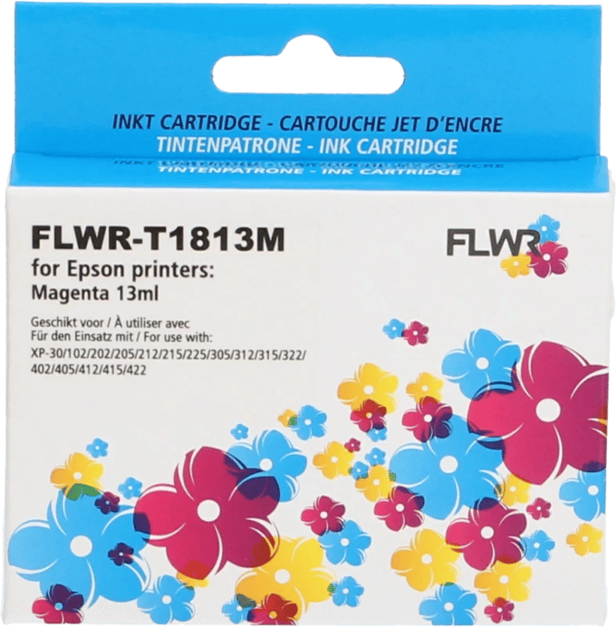 FLWR Epson 18XL magenta (Huismerk (compatible))