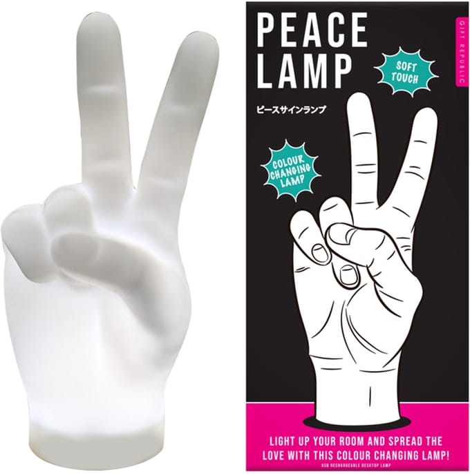 Gift Republic Lamp - Peace Sign Hand