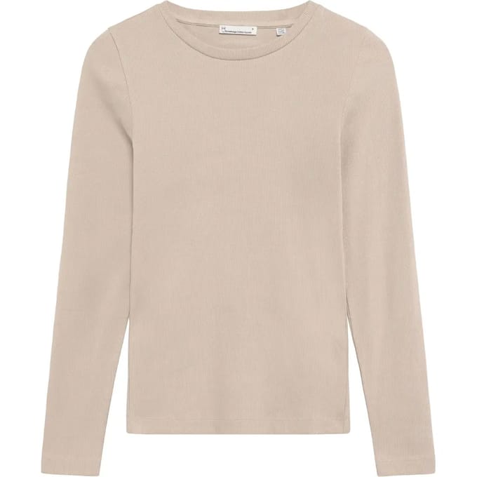 Dames-T-shirt met lange mouwen KnowledgeCotton Apparel