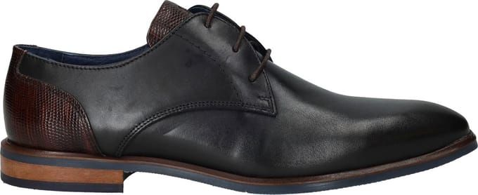 Berkelmans Sameiro Veterschoenen - Heren - Zwart - Maat:40
