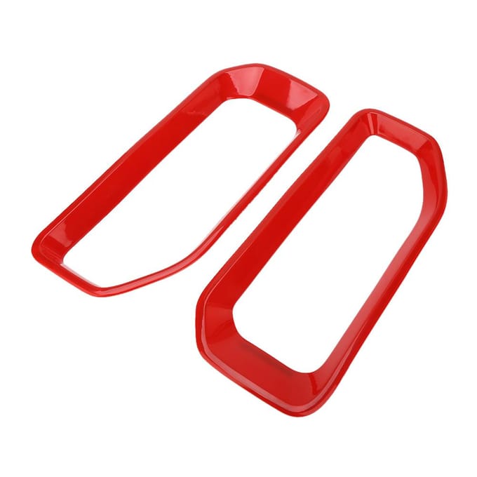 Rode Achtermistlichtkap ABS Auto Sticker Accessoires Decoratie Past voor Jeep Wrangler JL 2018 red