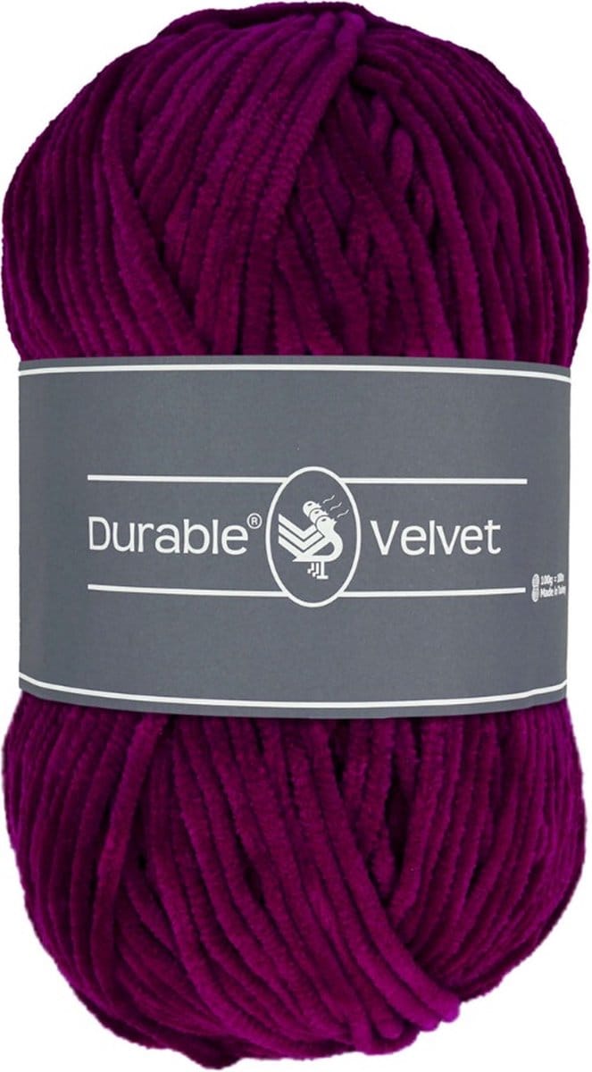 Durable Velvet - 249 plum - Chenille Garen