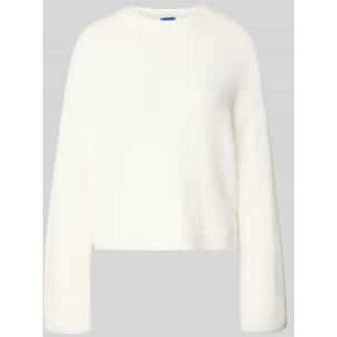 Regular fit gebreide pullover met labelstitching, model 'SFURRYNA'