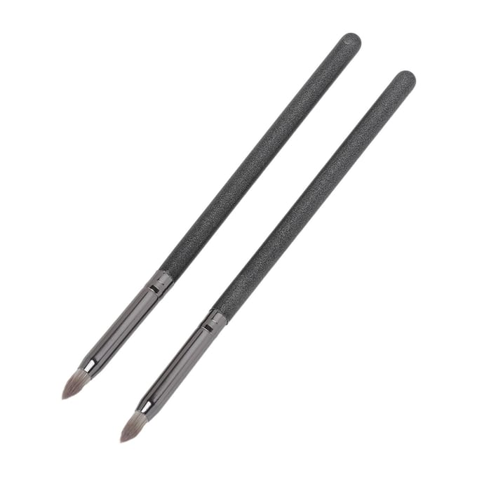 2 stuks Traangoot Donkere Kringen Concealer Penseel Make-up Onder Oog Concealer Penseel Cosmetisch Hulpmiddel gray