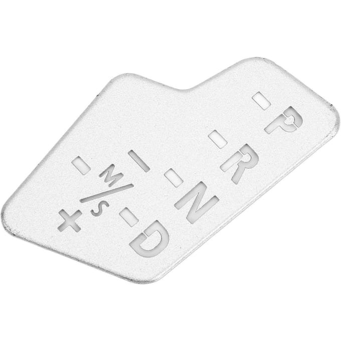 Auto Middenconsole Versnellingspook Display Pailletten Sierlijst Aluminiumlegering Interieuraccessoires Vervanging white