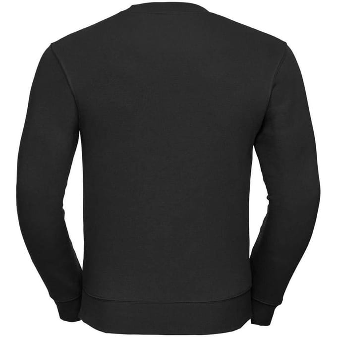 Russell Heren Authentieke Sweatshirt (Slimmer Cut) (Zwart)