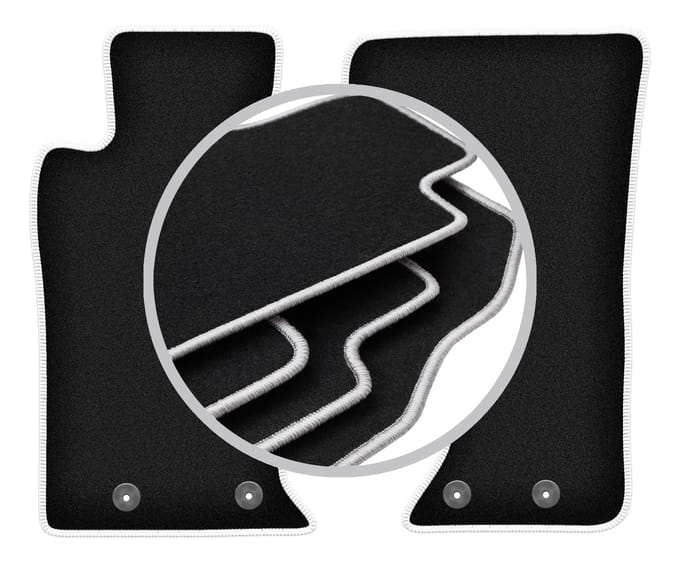 CARLUX-SILVER automatten voor: Mazda MX-5 IV coupé, cabrio (2014-)