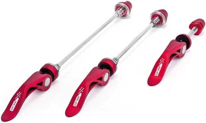 Set snelspanners voor bevestiging fietswielen