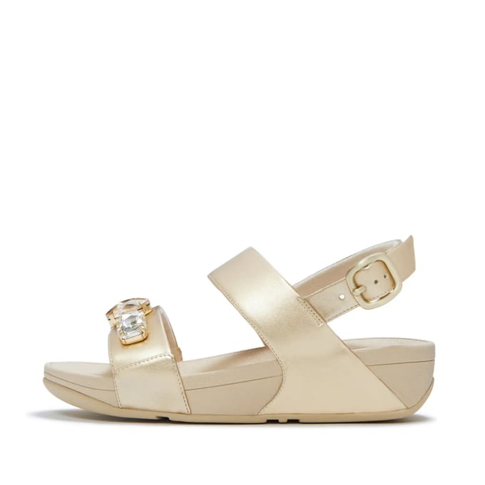 FitFlop Lulu ultra-jewel metallic back-strap sandals