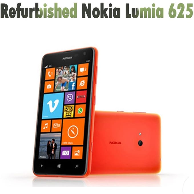 Gereviseerde Nokia Lumia 625 Microsoft Windows Mobiele Telefoon met 1 SIM Simple set
