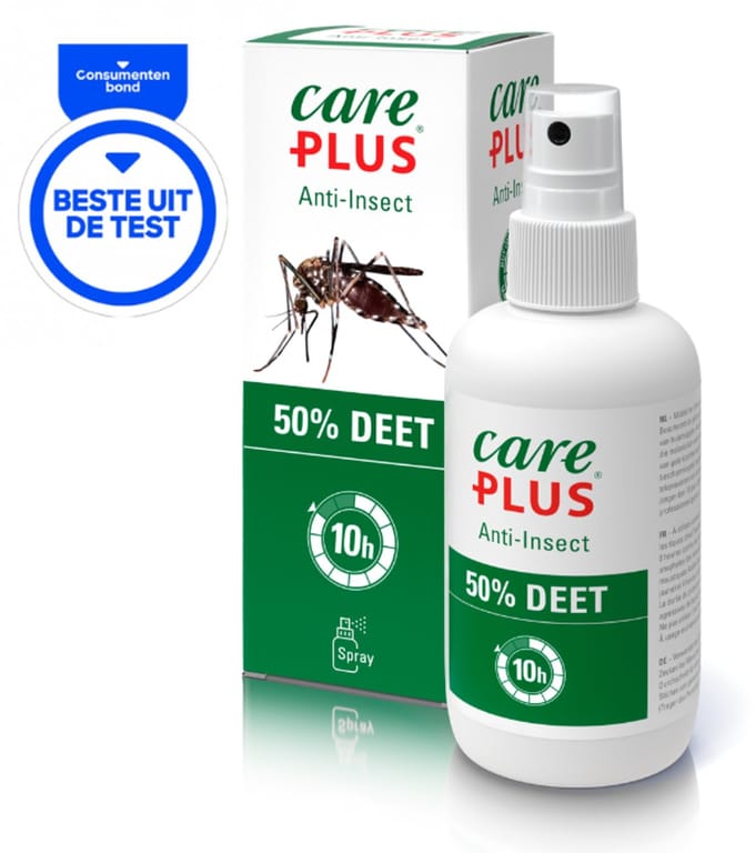 Care Plus - deet 50% spray - 200ml - muggenspray - anti insect - insectenspray