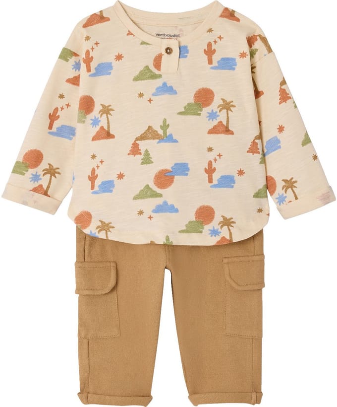 Vertbaudet Babyset baby jongen T-shirt broek