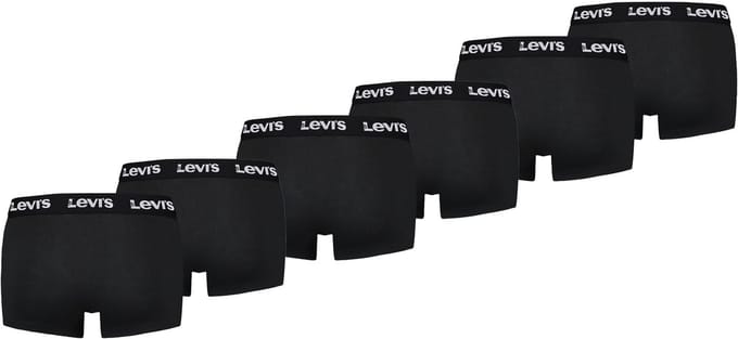 Pack of 6 men's Levis REPEAT LOGO TRUNK shorts underwear pants