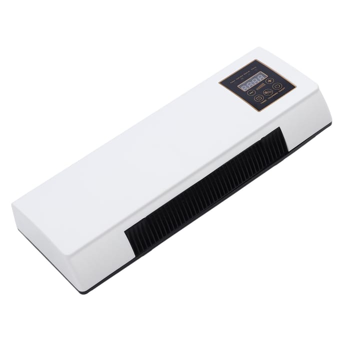 Climatiseur mural, refroidissement, chauffage, télécommande, fonctionnement silencieux, mini ventilateur pour maison, camping-car white