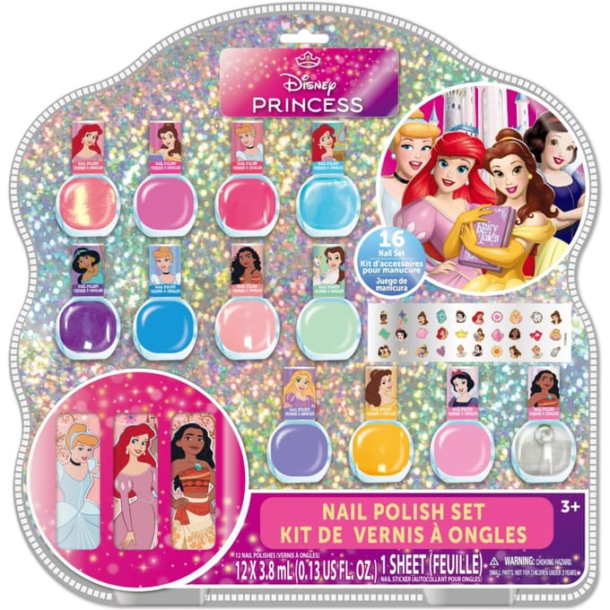 Disney princess 16-delige nagel polish set