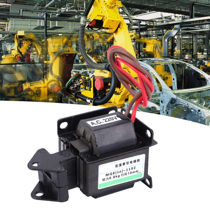 AC Tractive Magneet Hoge Kwaliteit Elektromagneet 220VAC 7.9N 10mm Slag MQ8(SA)1192