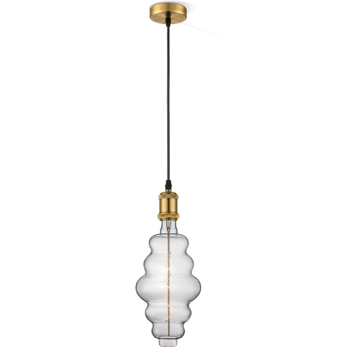 Home sweet home hanglamp Vintage Cloud - Brons - helder