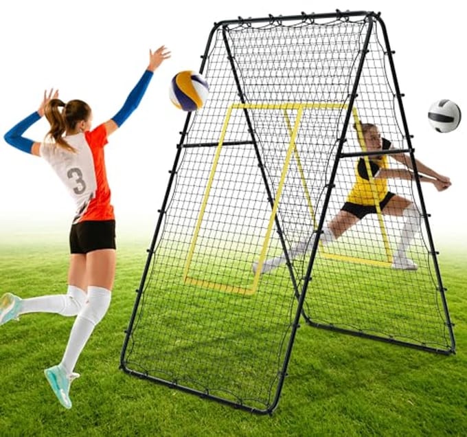 Volleyball Rebounder Net voor Training en Techniek Verbetering