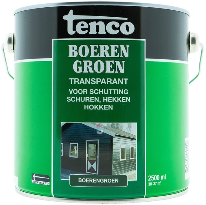 Tenco boerengroen beits - 2,5 liter