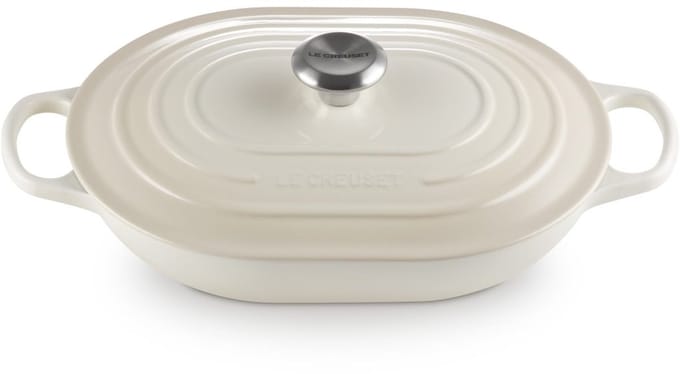 Le Creuset Braadpan Oblong 3,4L - 31cm Meringue