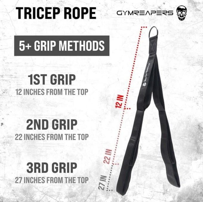 Tricep Touw Kabelbevestiging voor Multi-Workout Training - Ideaal voor Thuis en Gymgebruik